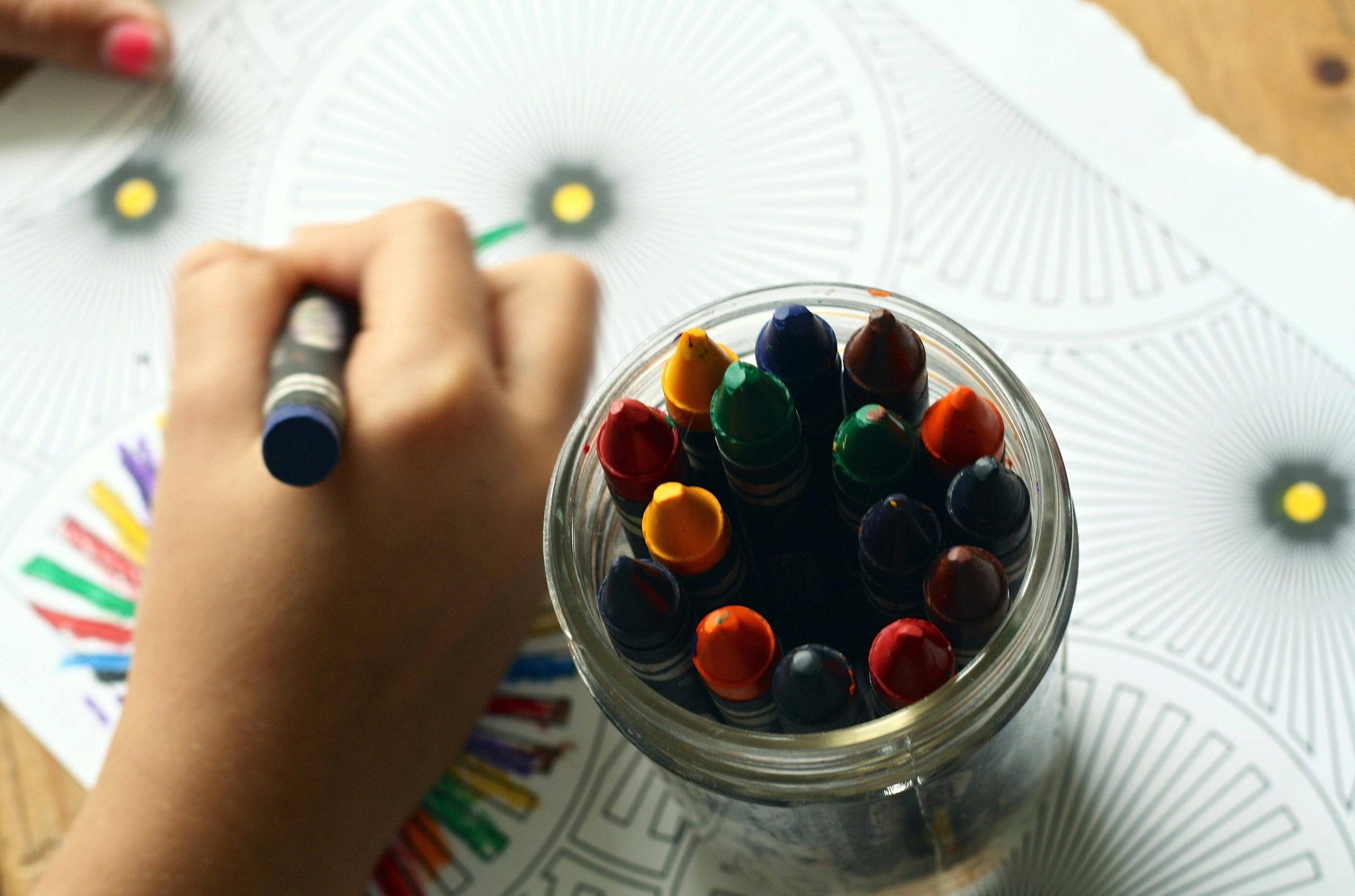 Photo by Pixabay: https://www.pexels.com/photo/person-coloring-art-with-crayons-159579/